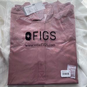 Figs Mauve Rafaela Scrub Top